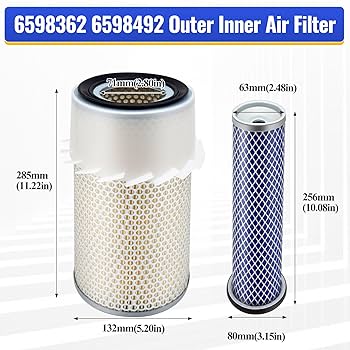 6598362 6598492 Outer Inner Air Filter Air Cleaner for